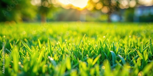 Close-up view of a green