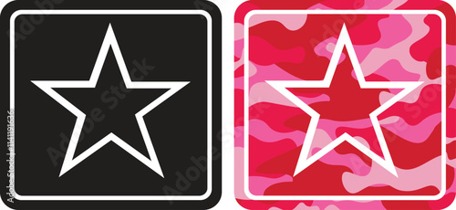 Army Pink Star3.eps photo