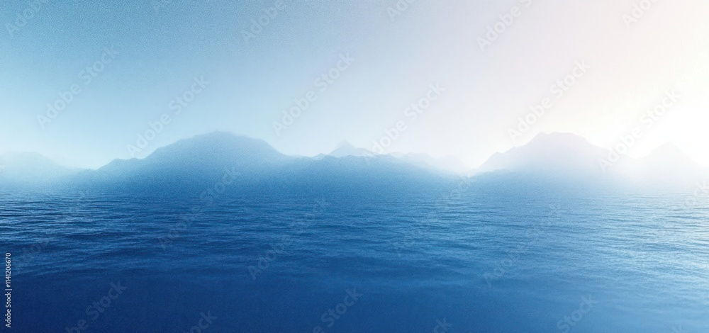 custom made wallpaper toronto digitalSerene Blue Gradient Background Texture Minimalist Pastel Noise Design Banner