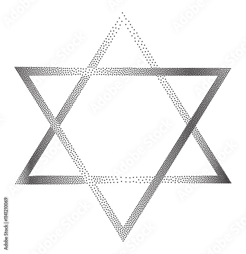 Star of David. Jewish symbol