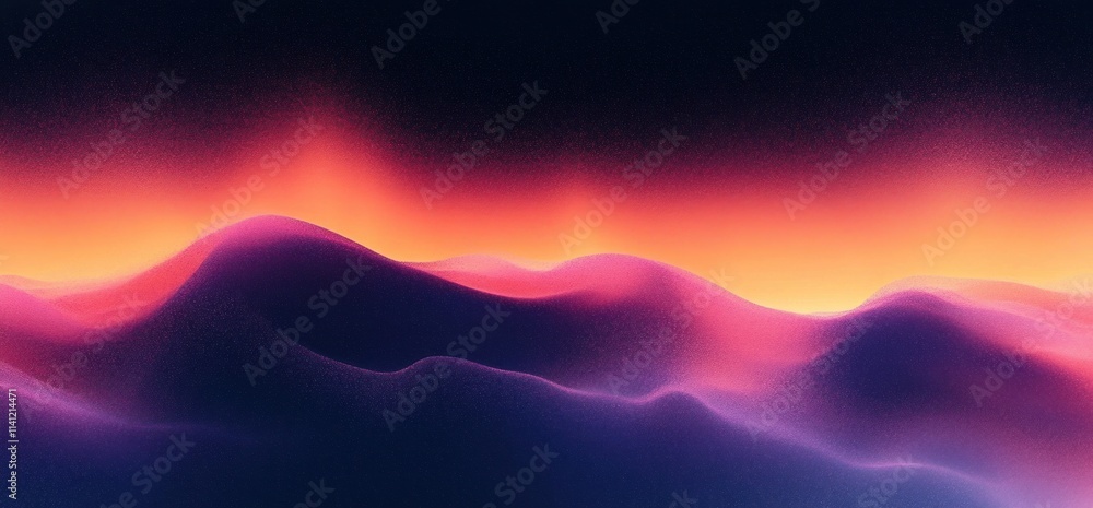 Gradient Abstract Background in Black Purple and Peach Texture with Soft Diffused Light Gradient Abstract Background in Black Purple and Peach Texture with Soft Diffused Light