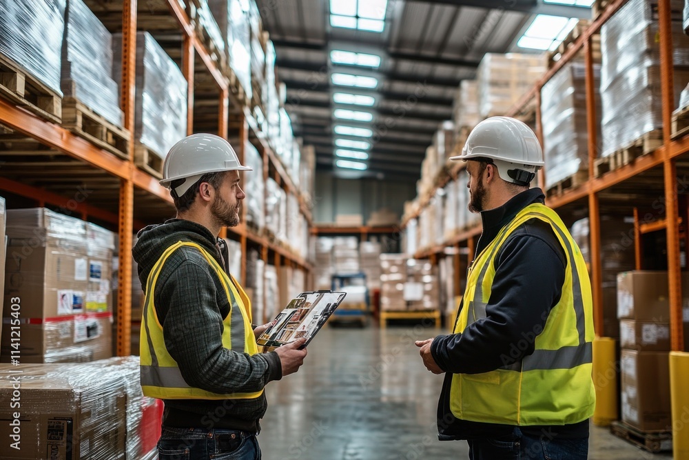 Warehouse Team Planning Transport Shipping Process Coordination with Logistics Manager and Employee Warehouse Team Planning Transport Shipping Process Coordination with Logistics Manager and Employee