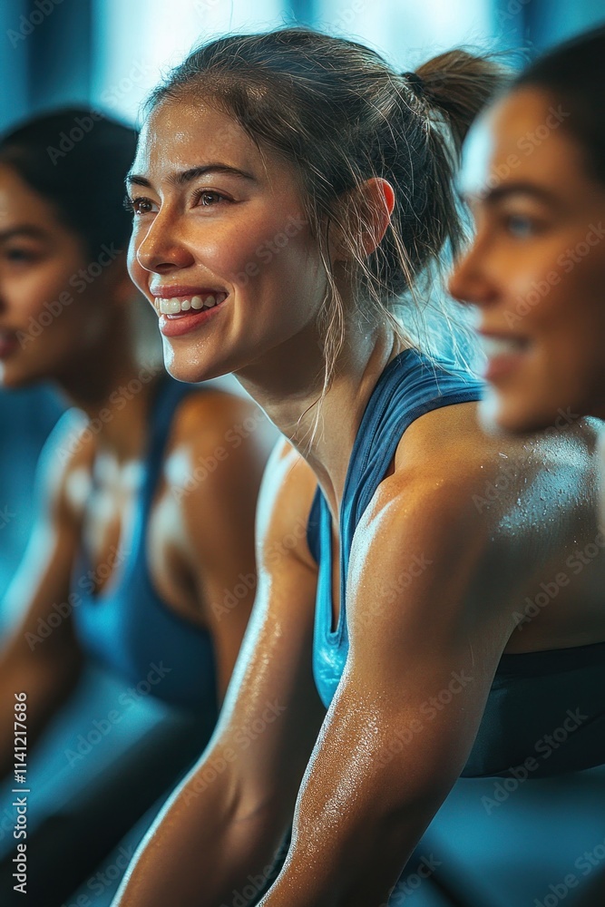 Dynamic Fitness Scene of Strong Women Working Out in Modern Gym with Intense Training and Friendship Dynamic Fitness Scene of Strong Women Working Out in Modern Gym with Intense Training and Friendship