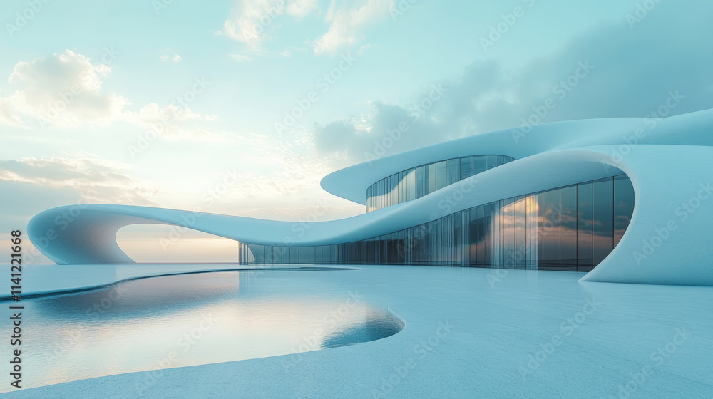 Modern Urban Architecture Square