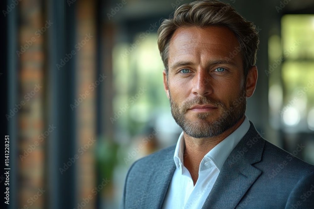 Confident Business Professional in Modern Office Natural Daylight Executive Portrait Confident Business Professional in Modern Office Natural Daylight Executive Portrait