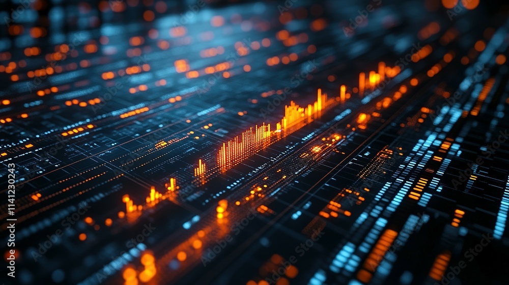 Abstract Digital Data Flow Visualization Abstract Digital Data Flow Visualization