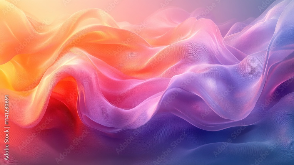 Abstract Wave Fluid Art Design Serene Gradient Soft Lighting Minimalist Background Curved Glass 3D Render Abstract Wave Fluid Art Design Serene Gradient Soft Lighting Minimalist Background Curved Glass 3D Render