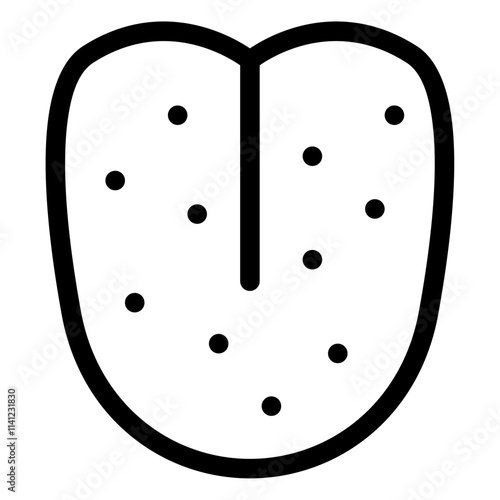 rash on tongue icon