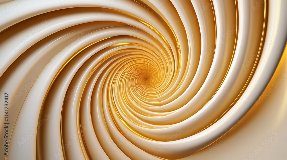 Elegant White Spiral Design with Clean Lines and Smooth Texture Elegant White Spiral Design with Clean Lines and Smooth Texture