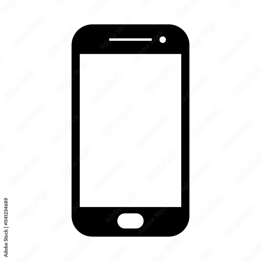 Mobile phone smartphone icon vector illustration. mobile phone mock up. Mobile phone smartphone icon vector illustration. mobile phone mock up.