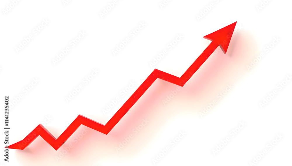 Dynamic upward stock arrows symbolize financial growth and success, glowing with vibrant colors against a futuristic skyline and illuminated charts, conveying economic progress and limitless opportuni Dynamic upward stock arrows symbolize financial growth and success, glowing with vibrant colors against a futuristic skyline and illuminated charts, conveying economic progress and limitless opportuni