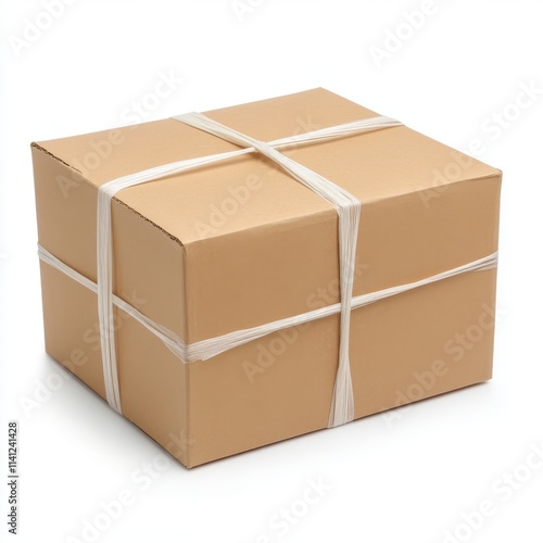 Secure Cardboard Box with Tape for Packaging Needs