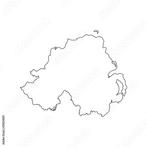 northern ireland map icon
