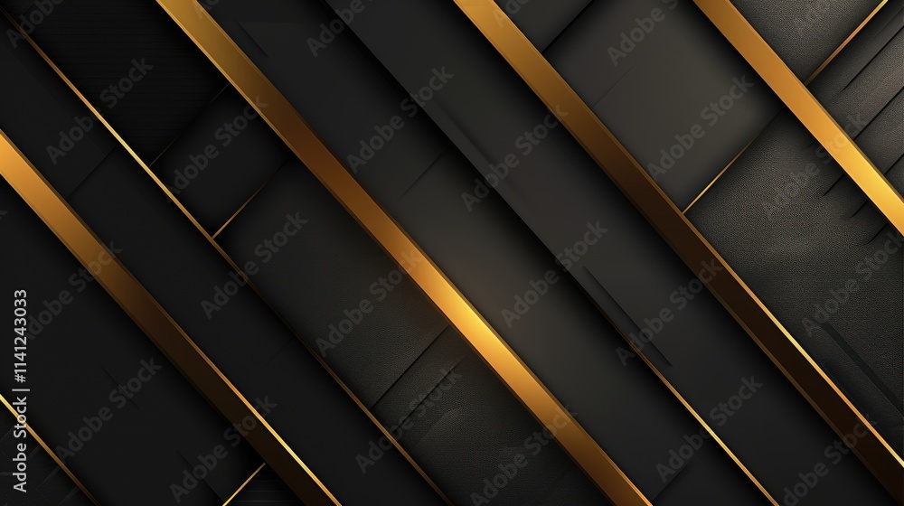 Abstract design featuring diagonal gold and black elements for a modern aesthetic. Abstract design featuring diagonal gold and black elements for a modern aesthetic.
