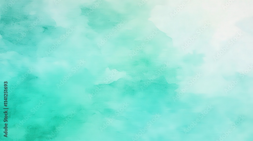 A soft, abstract watercolor background featuring various shades of teal and aqua, creating a serene and calming effect suitable for design projects. A soft, abstract watercolor background featuring various shades of teal and aqua, creating a serene and calming effect suitable for design projects.