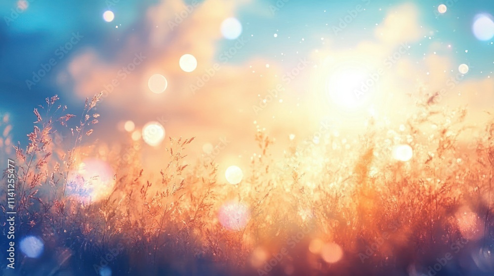 Breathtaking Blue Sky Sunlit Background with Soft Clouds and Dreamy Light Breathtaking Blue Sky Sunlit Background with Soft Clouds and Dreamy Light