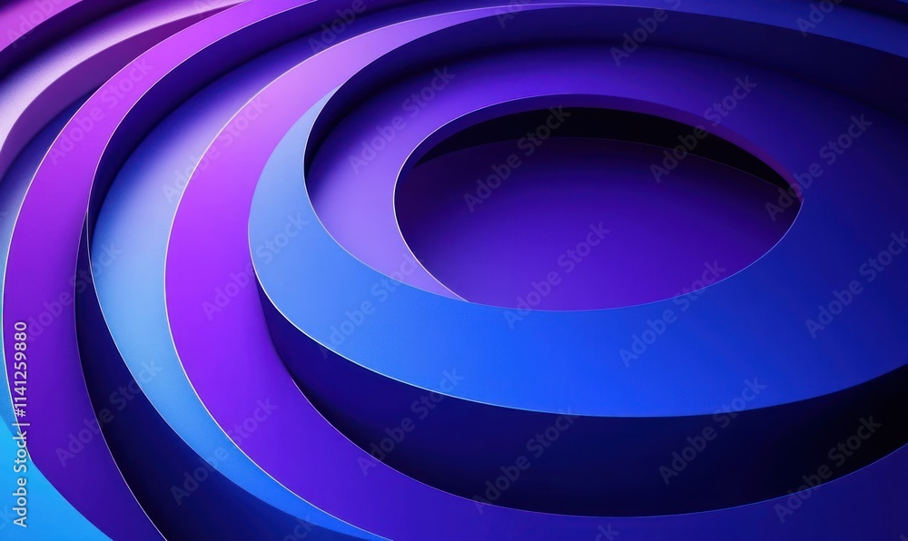 Gradient Blue and Purple Abstract Minimalist Design with Concentric Circles Smooth Curves and Modern Aesthetic Gradient Blue and Purple Abstract Minimalist Design with Concentric Circles Smooth Curves and Modern Aesthetic