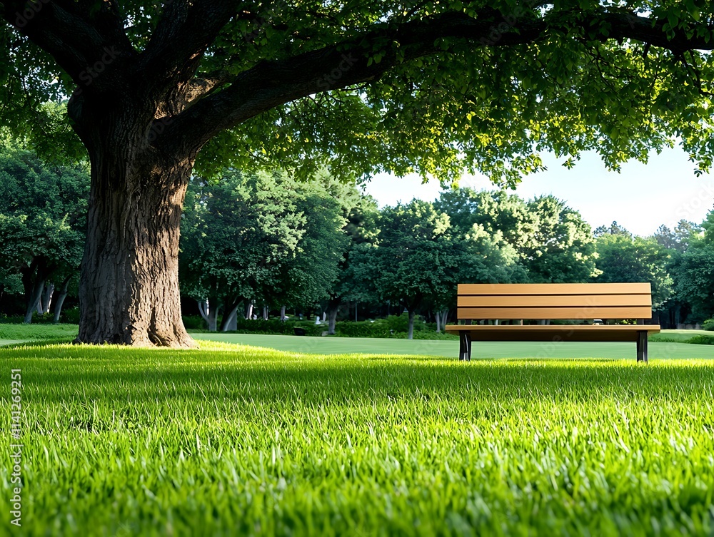 Quiet Moments in the Park A Serene View of Nature's Embrace Quiet Moments in the Park A Serene View of Nature's Embrace