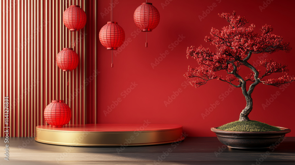 Chinese style architecture indoor e-commerce product exhibition booth Chinese style architecture indoor e-commerce product exhibition booth