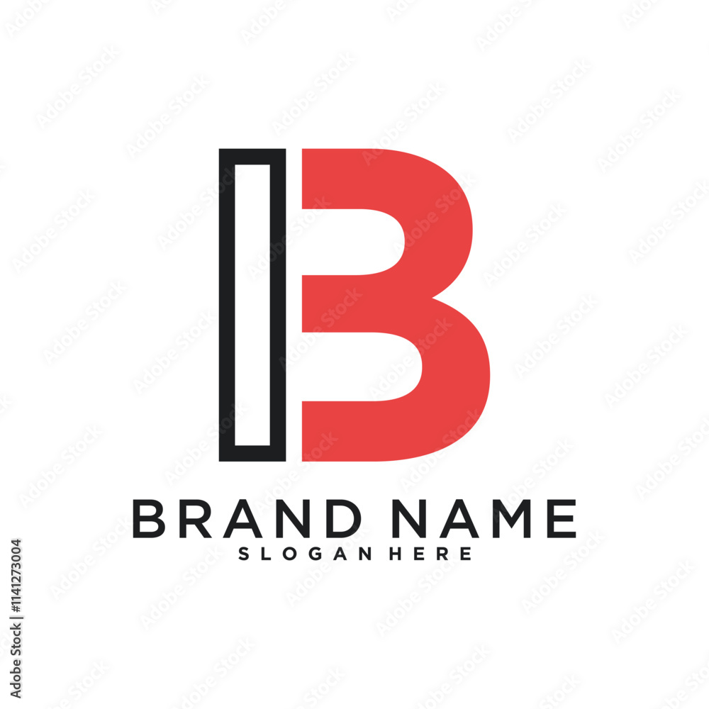 Initial letter B logo design with modern concept Initial letter B logo design with modern concept