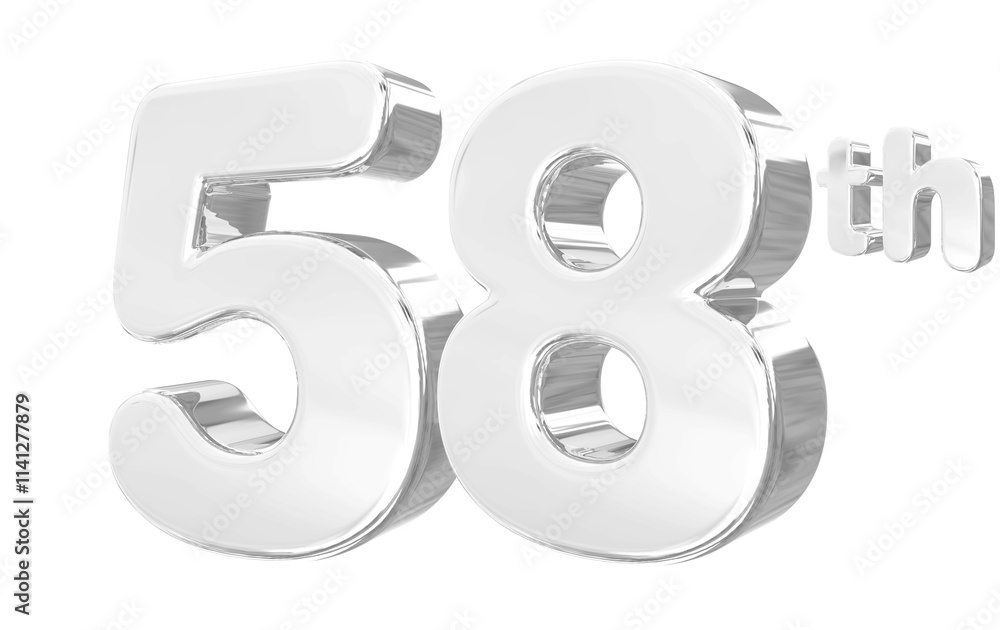 58 Anniversary Silver 58 Anniversary Silver