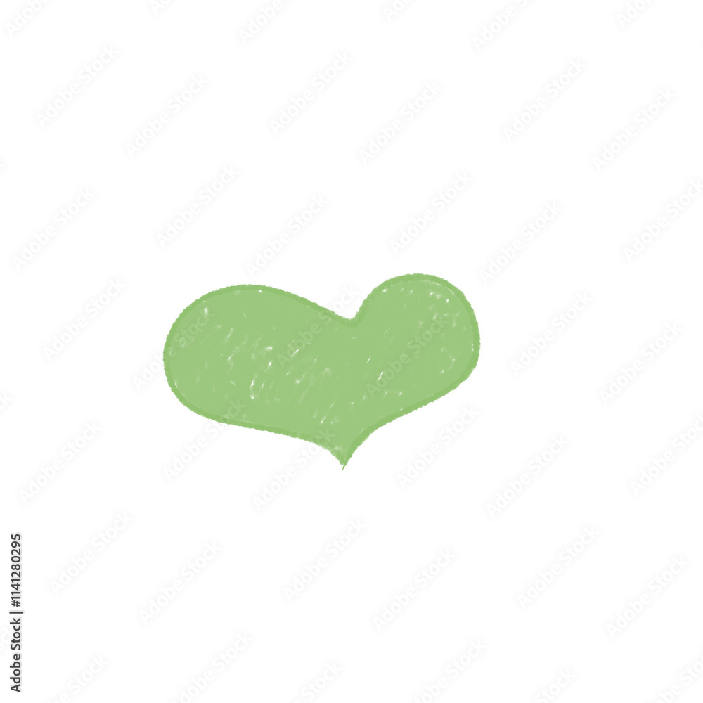 green heart shape green heart shape