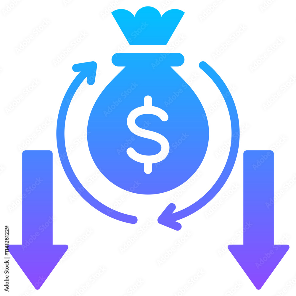 Obraz premium Reduction Icon