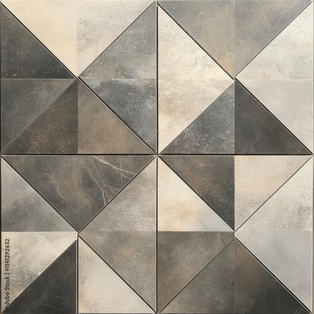 Discover Geometric Tile Designs: Explore Triangular Patterns in Neutral Tones Discover Geometric Tile Designs: Explore Triangular Patterns in Neutral Tones