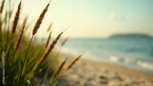 Beach Grass & Sea View