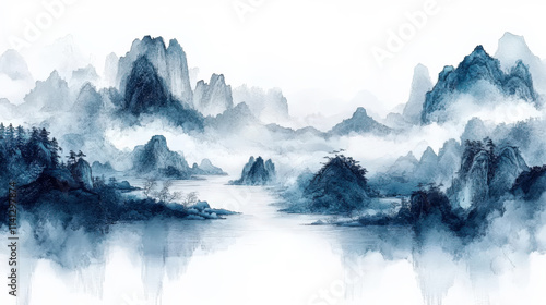 Chinese classical landscape painting