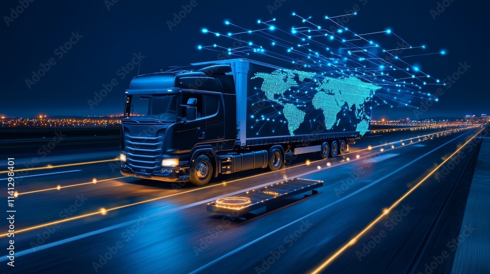 Fototapeta premium Efficient Sustainable Fuel Supply Chain