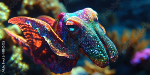 Flamboyant Cuttlefish Vibrant Reef Hunter photo