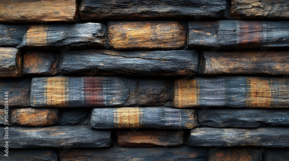 a close-up of a wall made of reclaimed wood a close-up of a wall made of reclaimed wood