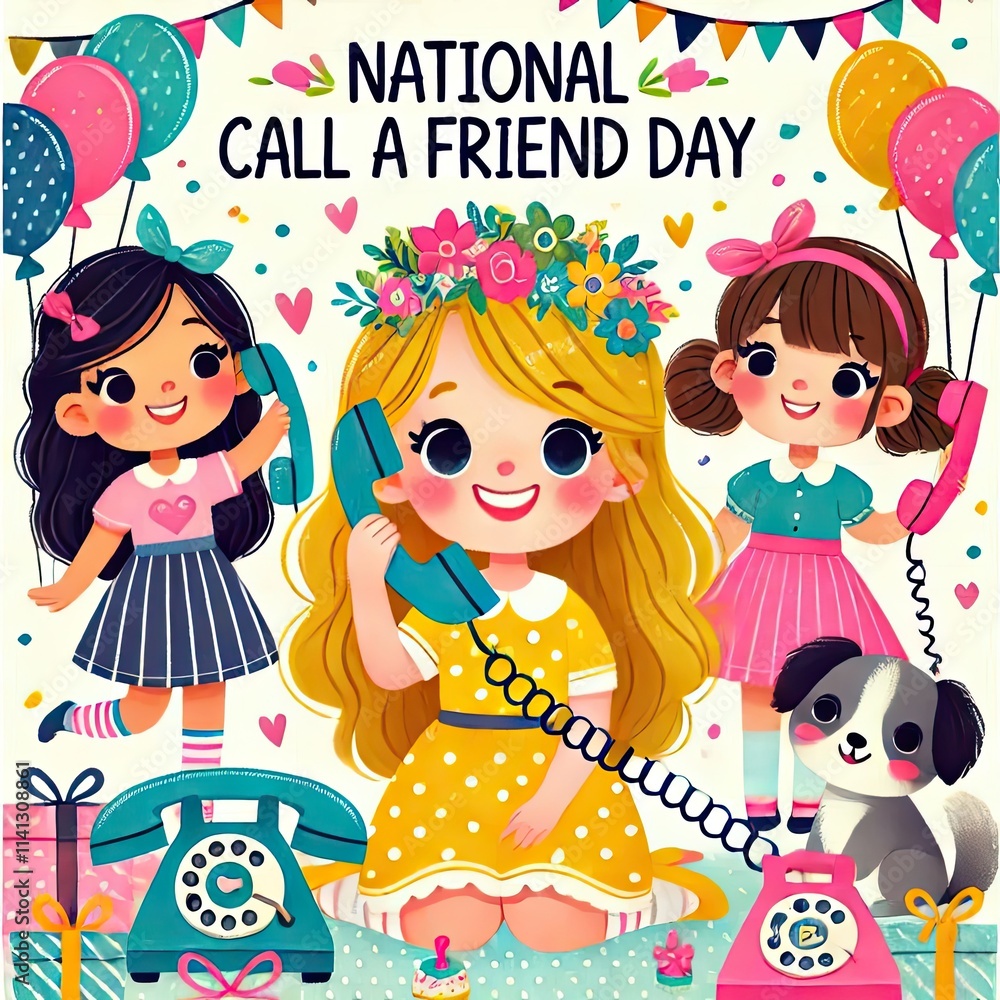 Celebrate National Call a Friend Day by picking up the phone and catching up with your BFFs - it's time to make those long overdue connections! Celebrate National Call a Friend Day by picking up the phone and catching up with your BFFs - it's time to make those long overdue connections!