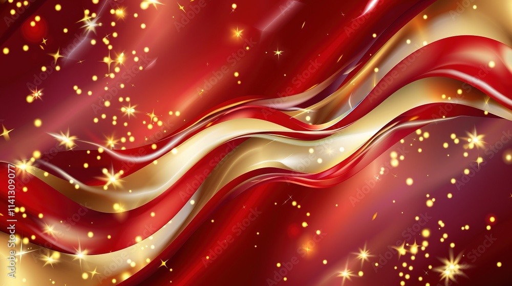 happy new year card vector gold christmas card red happy new year card vector gold christmas card red