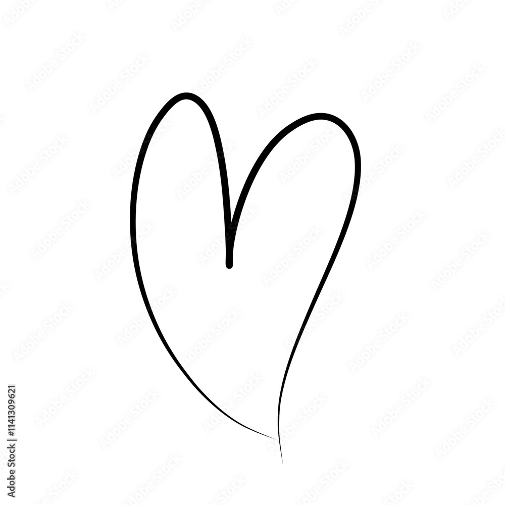 white heart on white background. The symbol of love, a black and white heart is suitable as an element white heart on white background. The symbol of love, a black and white heart is suitable as an element