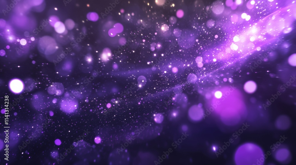 Cosmic Spiral Galaxy with Twinkling Stars Background Cosmic Spiral Galaxy with Twinkling Stars Background