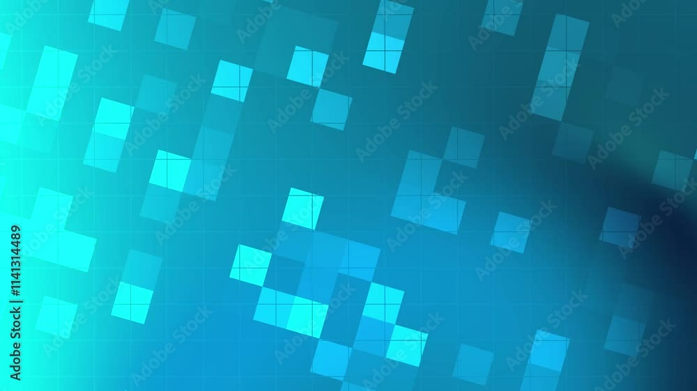 Abstract Geometric Blue Background With Floating Transparent Squares and Gradients Abstract Geometric Blue Background With Floating Transparent Squares and Gradients