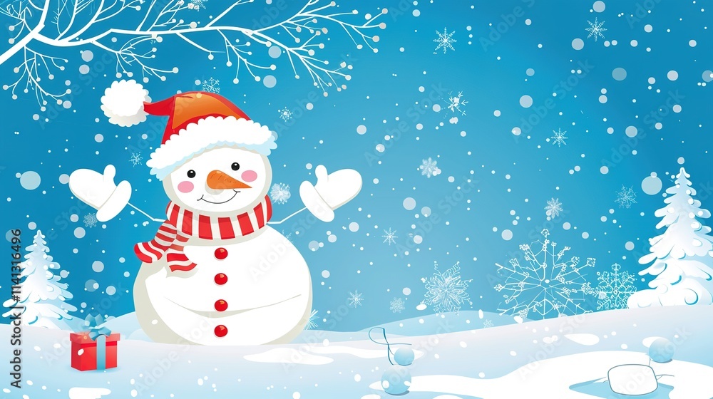 Cute merry design christmas frame background Cute merry design christmas frame background