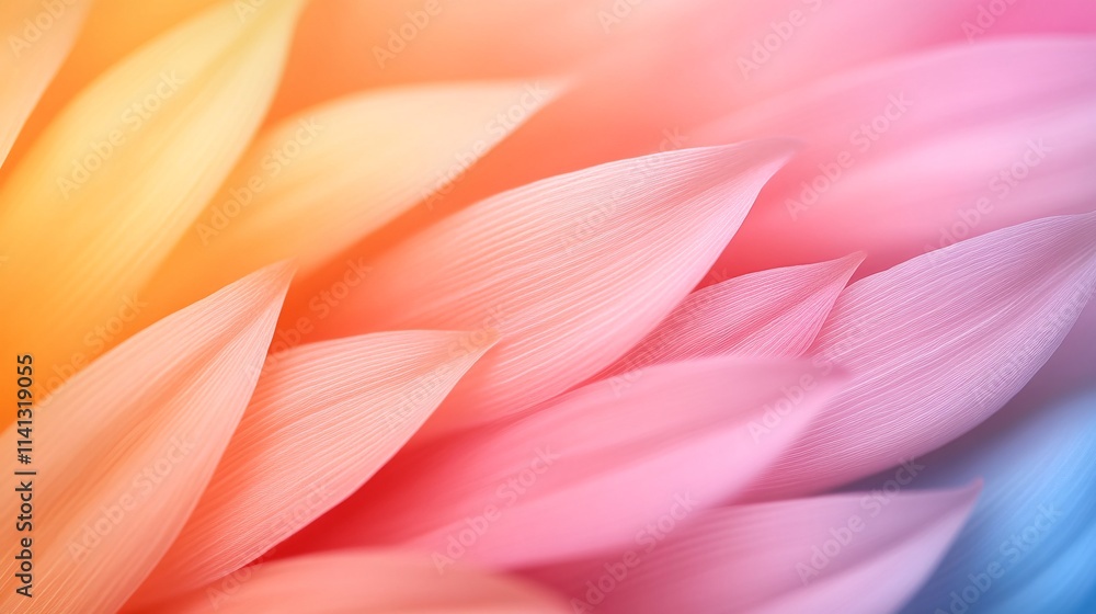 A soft, colorful abstract image featuring delicate petals in shades of pink, orange, and blue, creating a dreamy, serene atmosphere. A soft, colorful abstract image featuring delicate petals in shades of pink, orange, and blue, creating a dreamy, serene atmosphere.