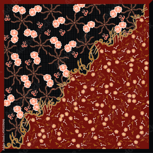 Batik Indonesian: is a technique of wax-resist dyeing applied to whole cloth, or cloth made using this technique originated from Indonesia.