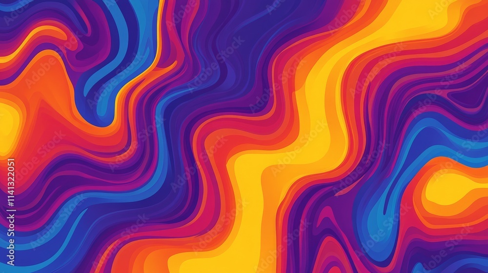 Vibrant Abstract Psychedelic Vector Design Vibrant Abstract Psychedelic Vector Design