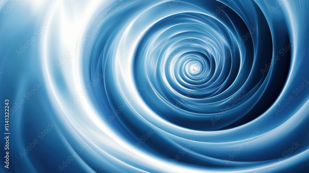 A mesmerizing spiral in shades of blue, creating a sense of depth and movement in a fluid, abstract design. A mesmerizing spiral in shades of blue, creating a sense of depth and movement in a fluid, abstract design.