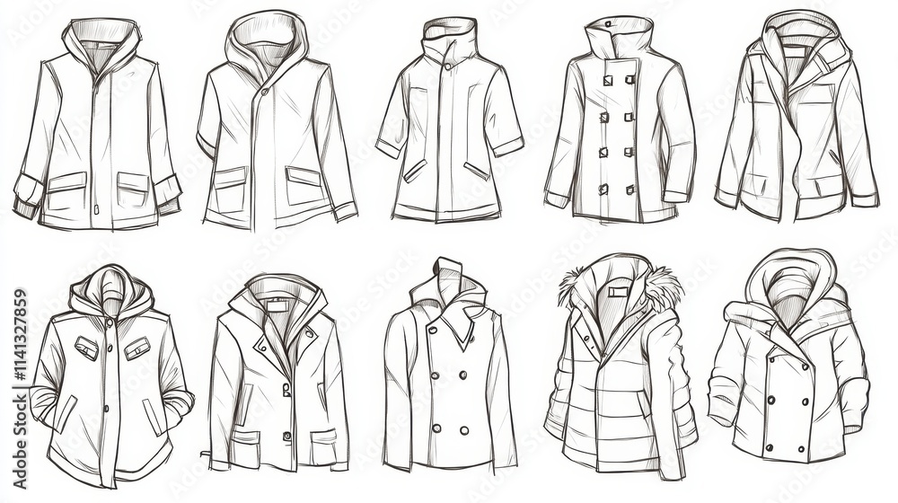 Editable strokes enhance the versatility of the doodle illustration. Editable strokes enhance the versatility of the doodle illustration.