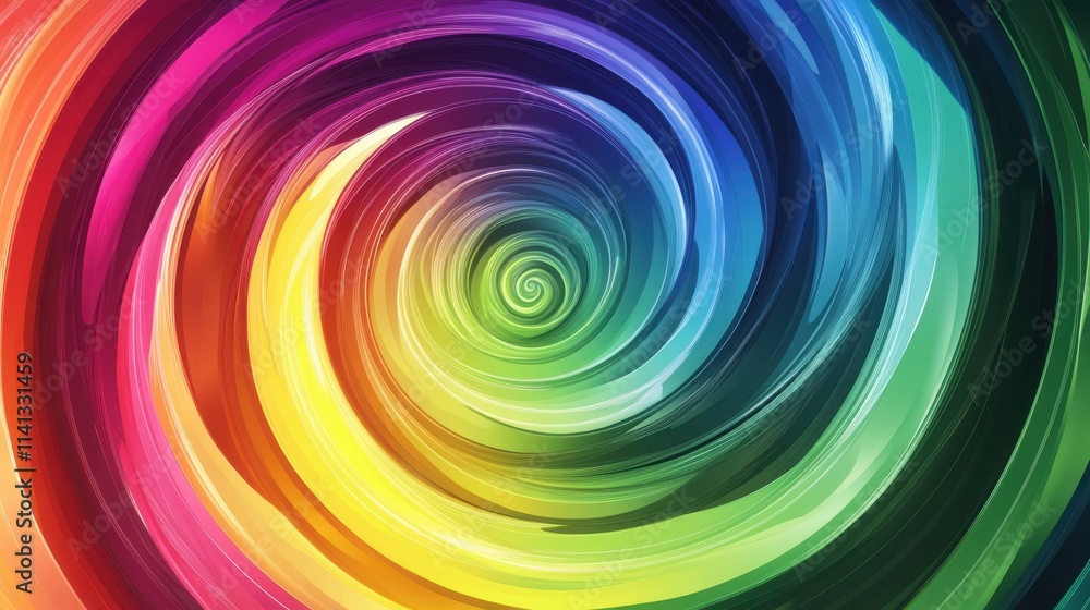A vibrant swirl of colors creates a mesmerizing spiral effect, evoking a sense of motion and energy. A vibrant swirl of colors creates a mesmerizing spiral effect, evoking a sense of motion and energy.