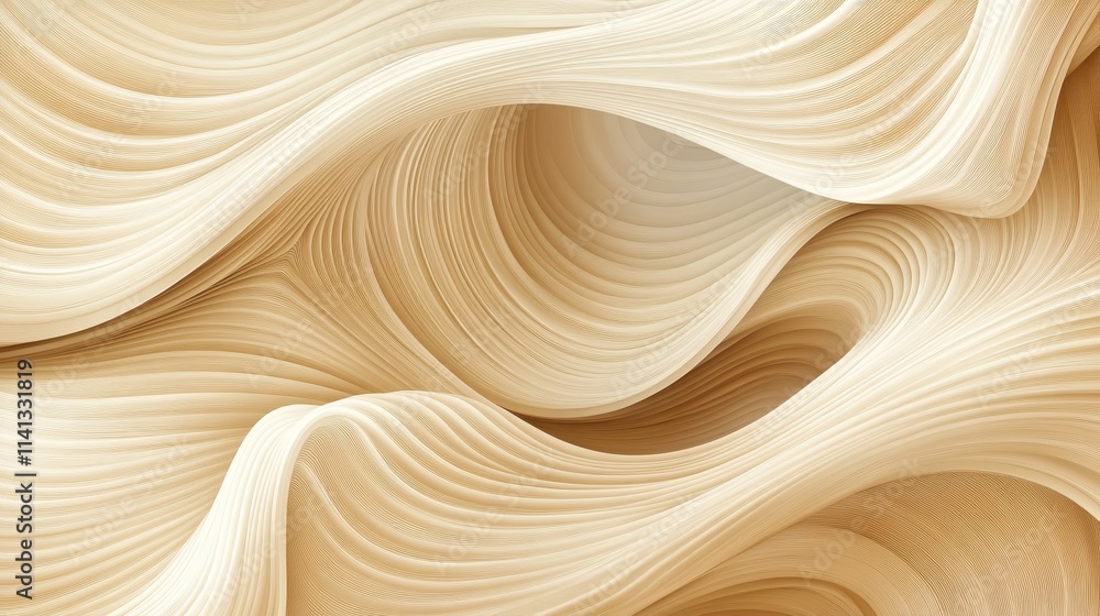 Abstract waves in soft beige tones create a serene, flowing texture, perfect for design and background applications. Abstract waves in soft beige tones create a serene, flowing texture, perfect for design and background applications.