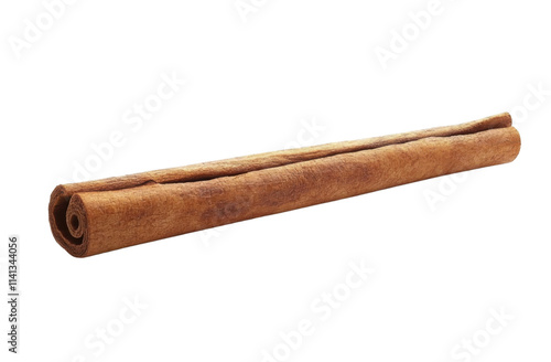 Cinnamon stick isolated on white photo