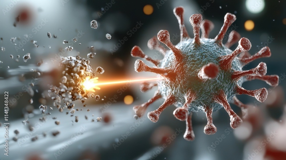 Microscopic Close up View of the Structure of Coronavirus SARS CoV 2 Causing the Global COVID 19 Pandemic Outbreak 3D of the Microscopic Details of the Infectious Viral Pathogen Microscopic Close up View of the Structure of Coronavirus SARS CoV 2 Causing the Global COVID 19 Pandemic Outbreak 3D of the Microscopic Details of the Infectious Viral Pathogen