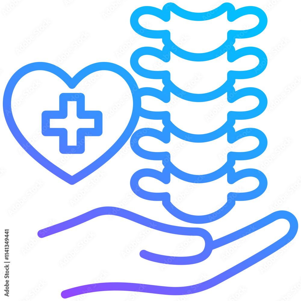 Obraz premium Chiropractic Icon