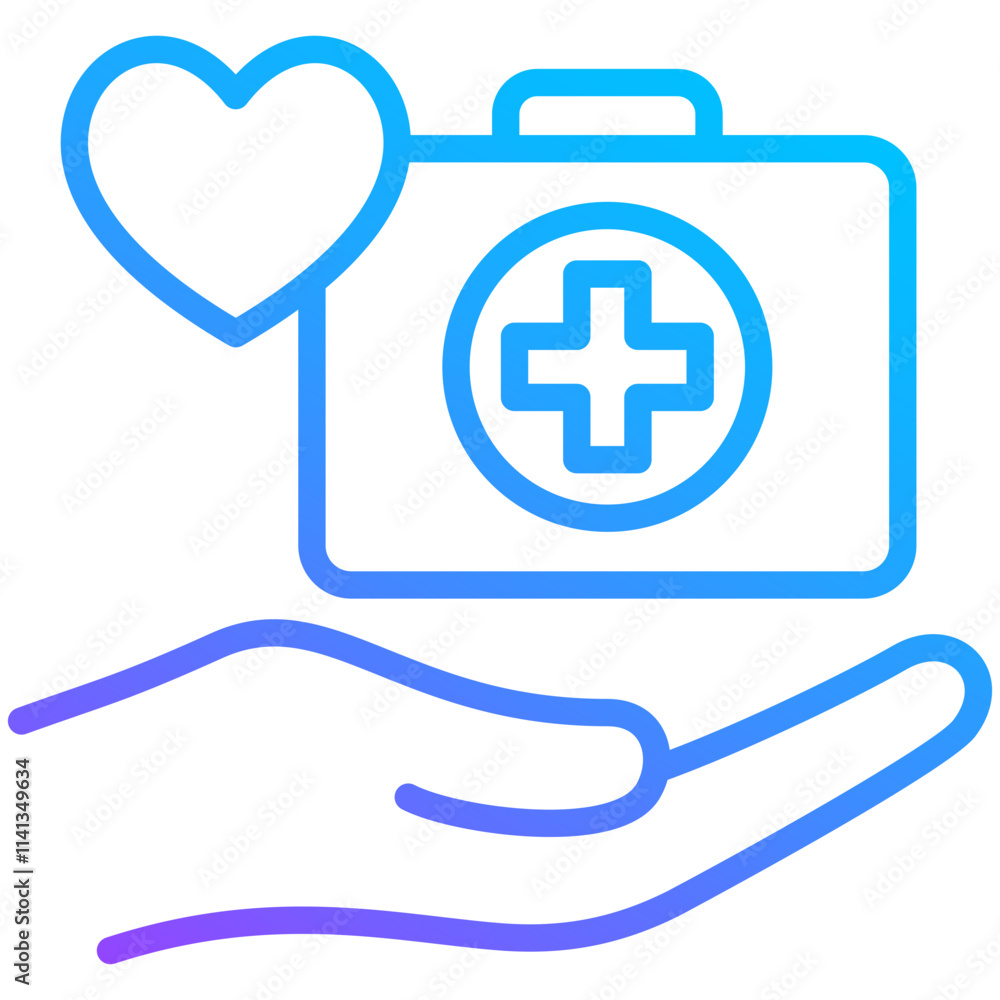 Obraz premium Health Service Icon